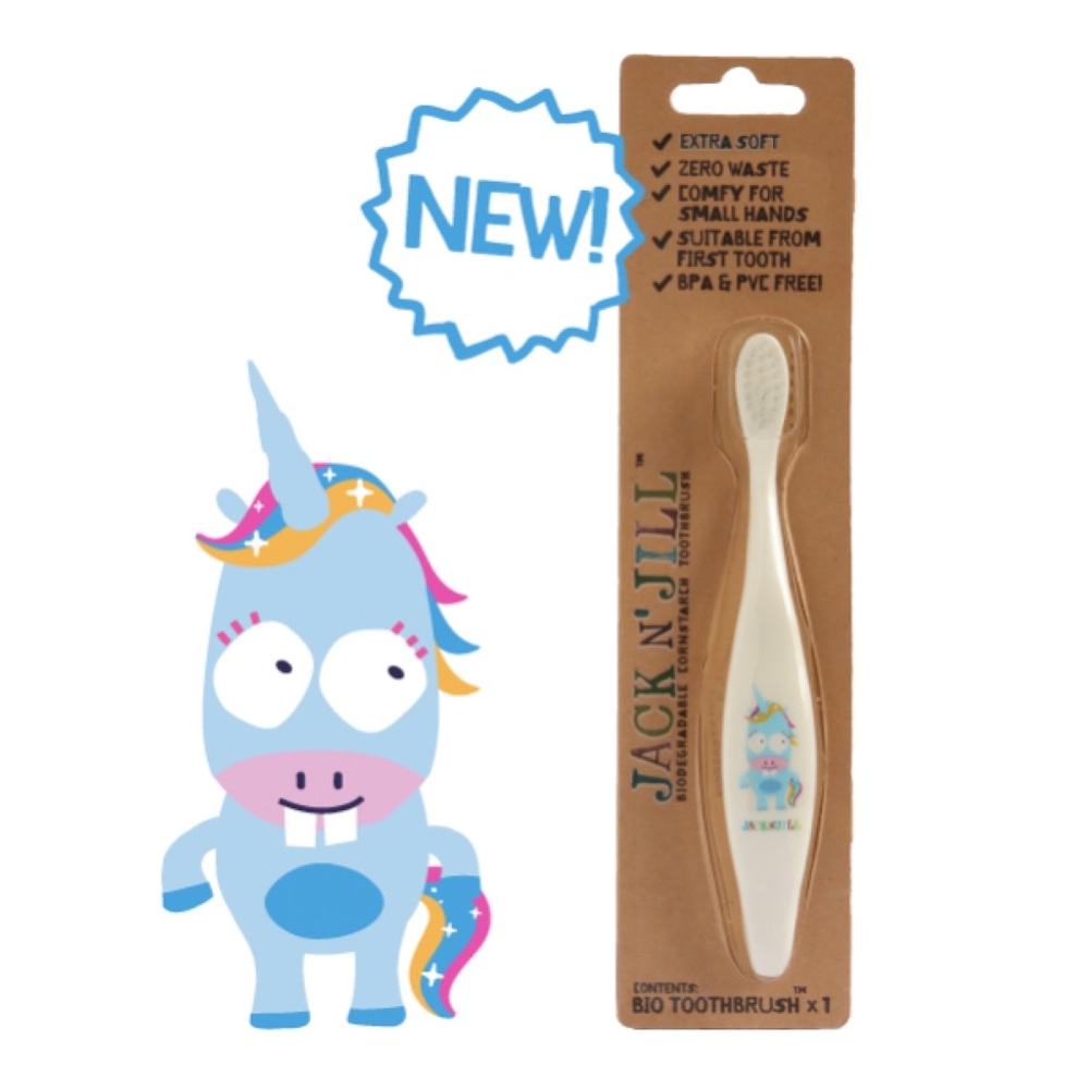 Jack N' Jill Unicorn Plastic Free Toothbrush